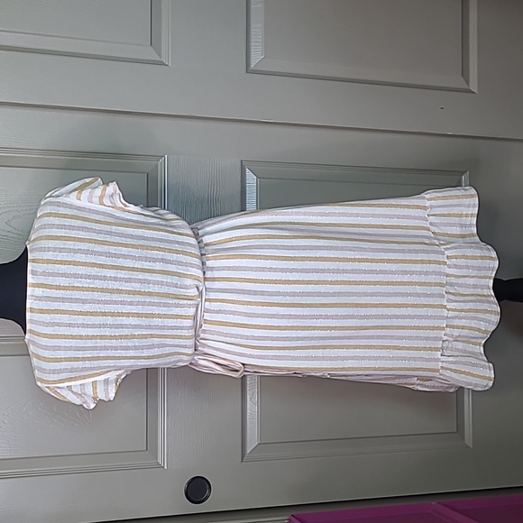 RAILS from Revolve amber stripe Bridgette dress linen blend size large - Picture 5 of 9